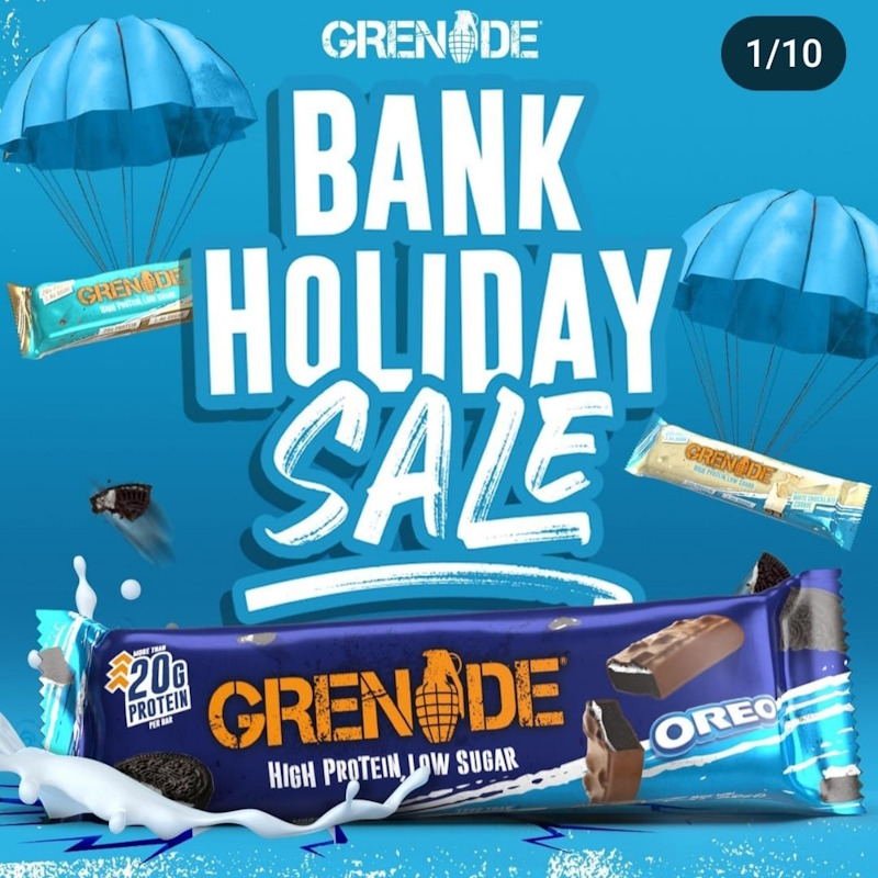 Save up to 50% in the <b>Grenade Spring Sales</b> plus an additional 20% off when subscribing to email list. | Collect Loyalty Points and FREE delivery over £40