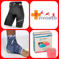 <b>Vivomed</b> is a leading <b>sports medicine supplier</b>,  offering a wide range of sports medicine products like tapes, support braces, fitness, first aid, pharmacy, injury treatment and massage therapy.