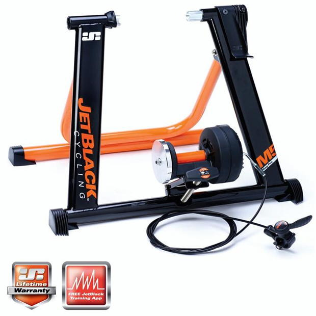 Evans Cycles JetBlack Black M5 Pro Magnetic Cycle Trainer - Black | Extra Discount Codes on-site, Interest FREE options & Save with Ride to Work.