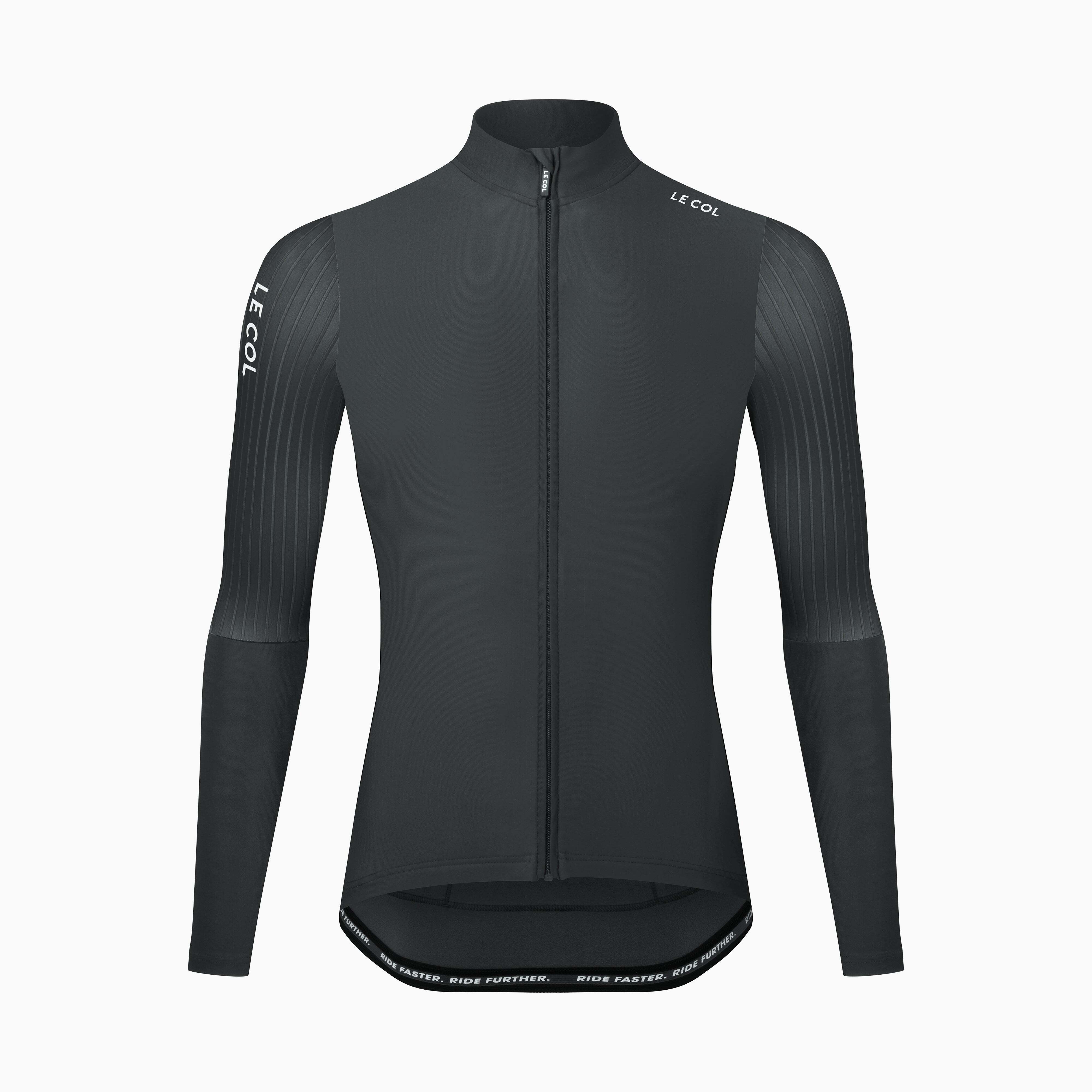 Le Col Pro Aero Long Sleeve Jersey - L - Grey | 15% off with Excl Code AFF-CYCLING-BARGAINS + 10% off first order + FREE delivery over £100 + Crash replacement