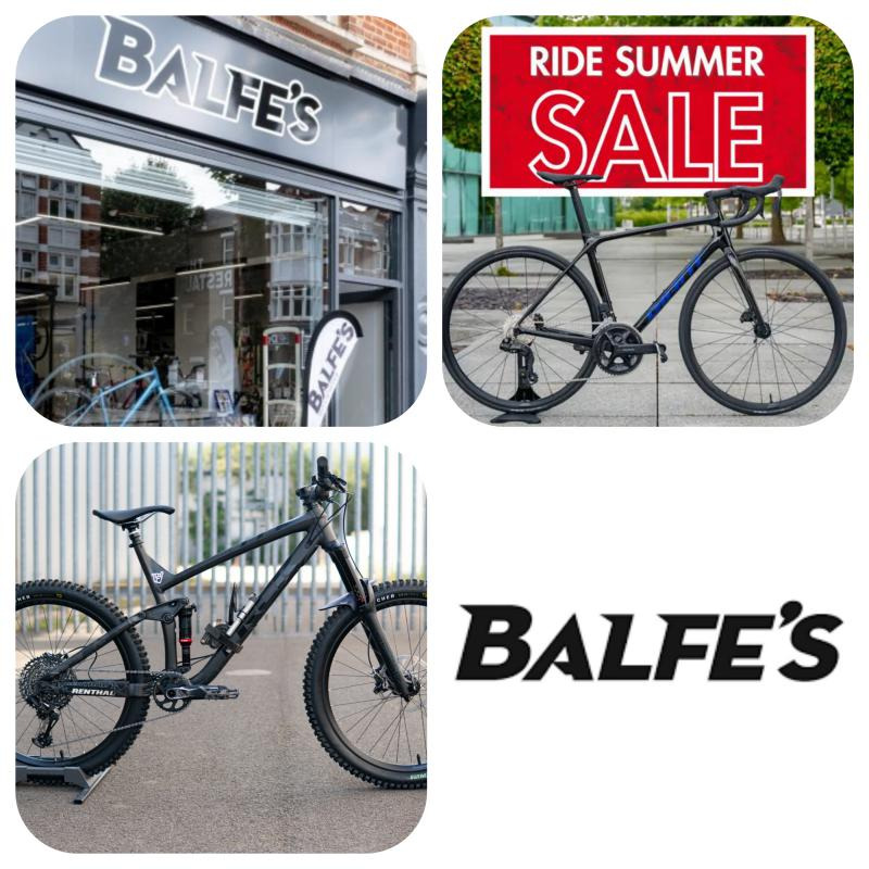 Save up to 60% in the Balfes Autumn Sales on top brand bikes & accessories | Free postage £30, £10 off first order, Price Match & Zero Finance