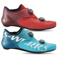 Specialized Equipment  S-works Ares Road Shoes - ultra-stiff FACT Powerline™ carbon outsole eliminate foot roll, reduce pressure on tendons, and transfer every ounce of power to the pedals. - FREE delivery.