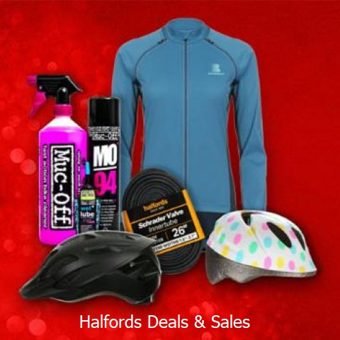 Up to 60% off at the <b>Halfords</b> Autumn Sales on Bikes & Accessories | Pricematch, Extra 8% off for BC Members, Free Bike Health Check, Cycle2Work Scheme & 0% APR Finance.