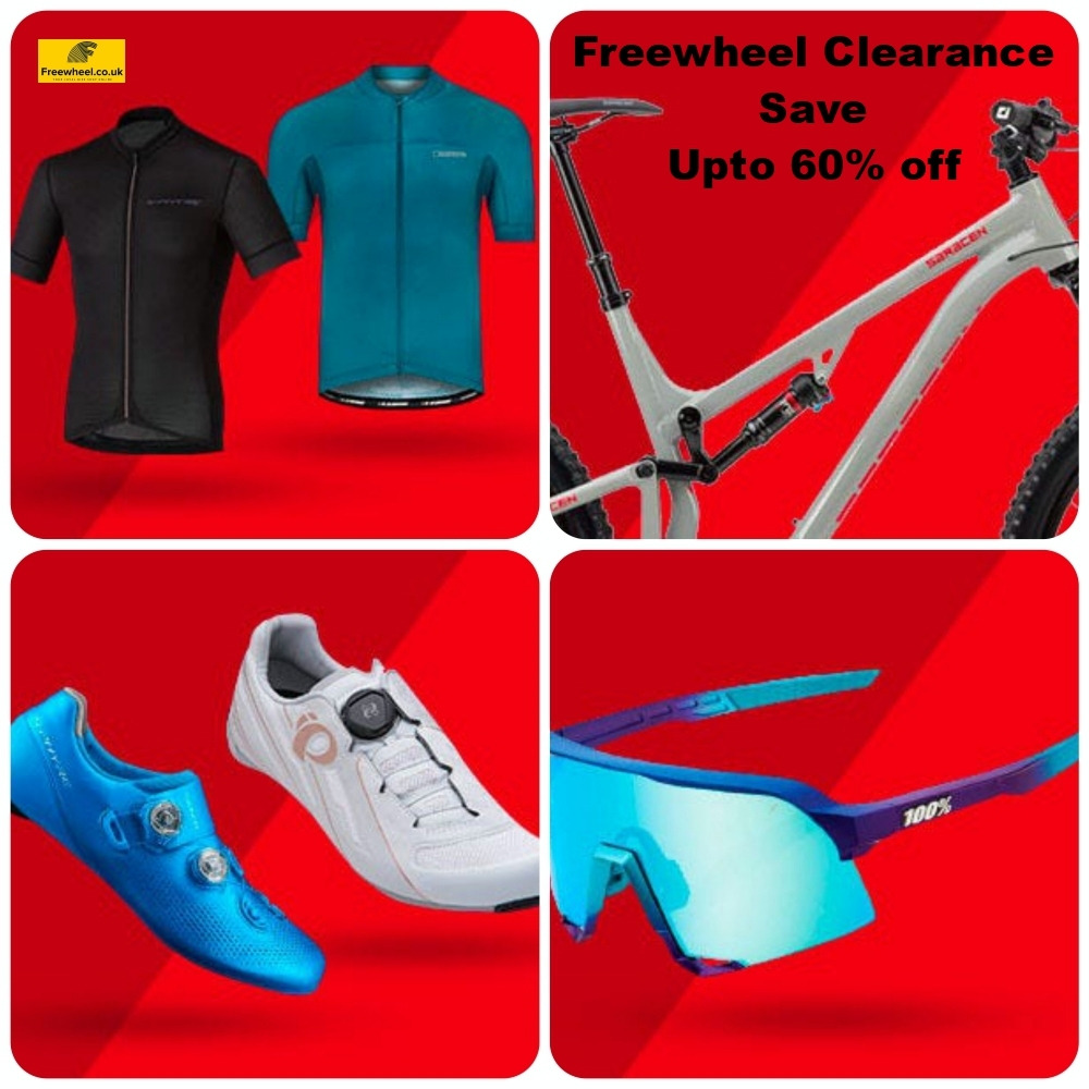 Save upto 60% off in the Freewheel Clearance + extra 15% off your first order. (Price match policy on certain brands)