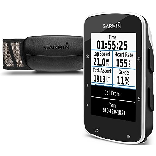 Amazon <b>Garmin Edge 520</b> GPS Bike Computer With Heart Rate Monitor, 7.3cm x 4.9cm x 2.1cm