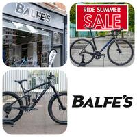 <b>Balfes Bikes Ride Summer Sales</b> up to 60% off | Spend and Save up to £30 off + £10 off first online order | Cycle to work scheme and Price Match policy.