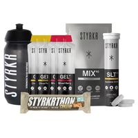 <b>STYRKR’s Race Day Kit</b> is what you are looking for, the perfect blend of carbs, electrolytes and plant-based protein to help you smash your race days. More great Bundle options also available.