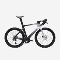 Decathlon UK <b>VAN RYSEL Road Bike</b> Rcr-f Pro Shimano 105 Di2 12v - Grey | FREE Click & Collect at Stores and Asda. 365 Days return available.