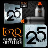 TorQ Fitness <b>25 Years Anniversary Sale</b> + extra 10% with Cycling Bargains <b>exclusive Code ’AFCB10’</b>  on top of Summer Sales up to 42% across <b>TorQ Performance Nutrition</b> range + FREE Delivery on ALL orders.