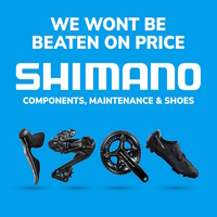 <b>Tredz 50% off Shimano</b> and we wont be beaten on in stock Shimano Components, Maintenance and Shoes (T&Cs apply)* | offer is valid from 2nd April at 9:00am until 12th April at 11:59pm.