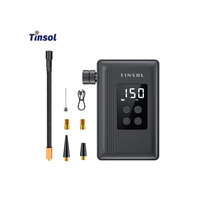 AliExpress TINSOL electric mini bike air pump, convenient wireless tire inflator, maximum pressure 150 PSI, 3600mAH battery