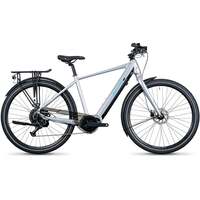 The Electric Bike Shop <b>Ebco Urban 3R Electric Bike</b> Crossbar Frame In Arctic Silver in various sizes,