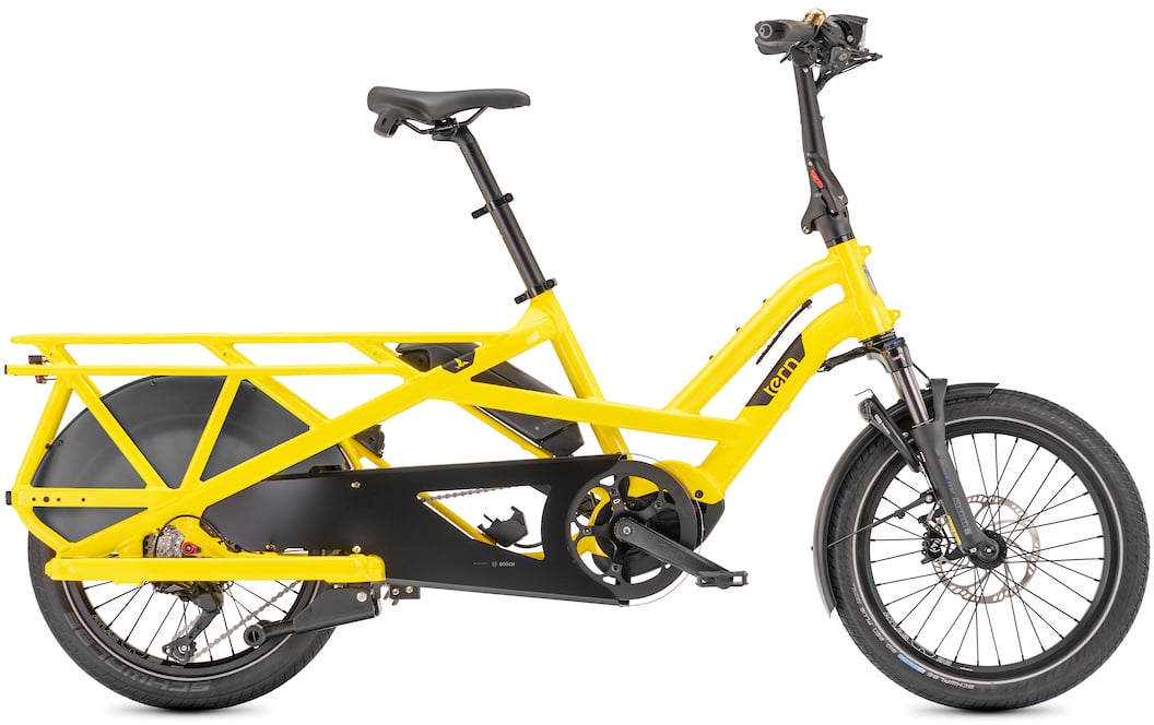 The Electric Bike Shop Tern GSD S10 LR 400Wh Electric Cargo Bike In Dragon Fruit, School Bus Yellow , Dark Sage Or Satin Black Gen 2 One Size For Riders 4'11