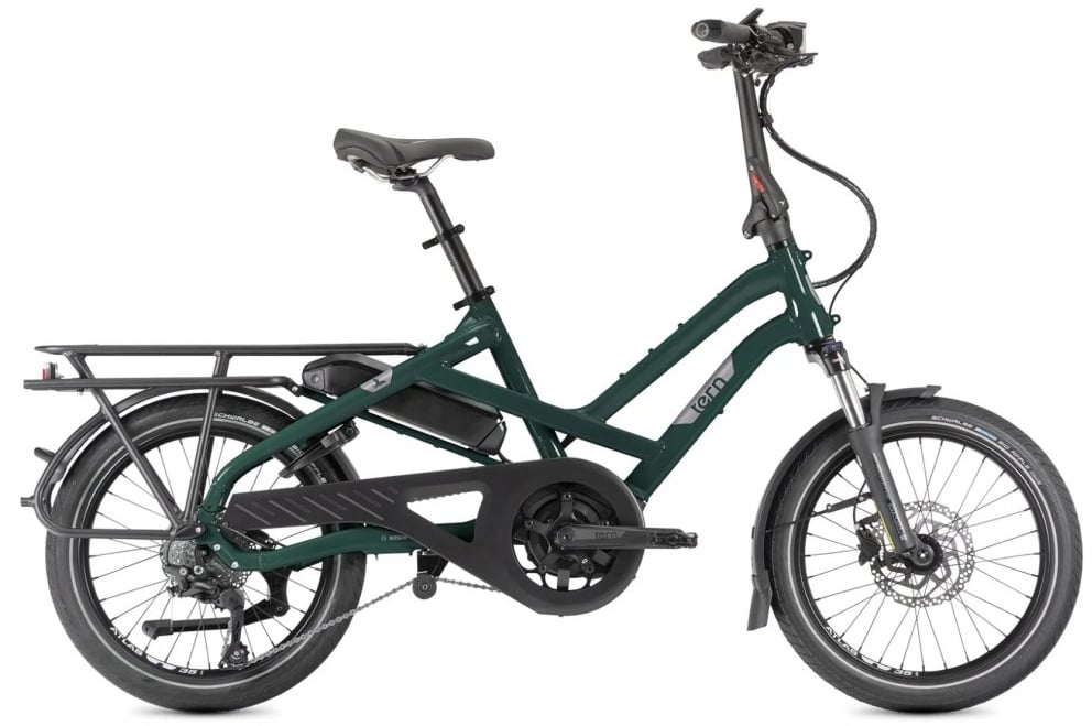 The Electric Bike Shop Tern HSD P10 Electric Cargo Bike In Orange or Blue & Green One Size For Riders 4’11” to 6’5” Blue / Green