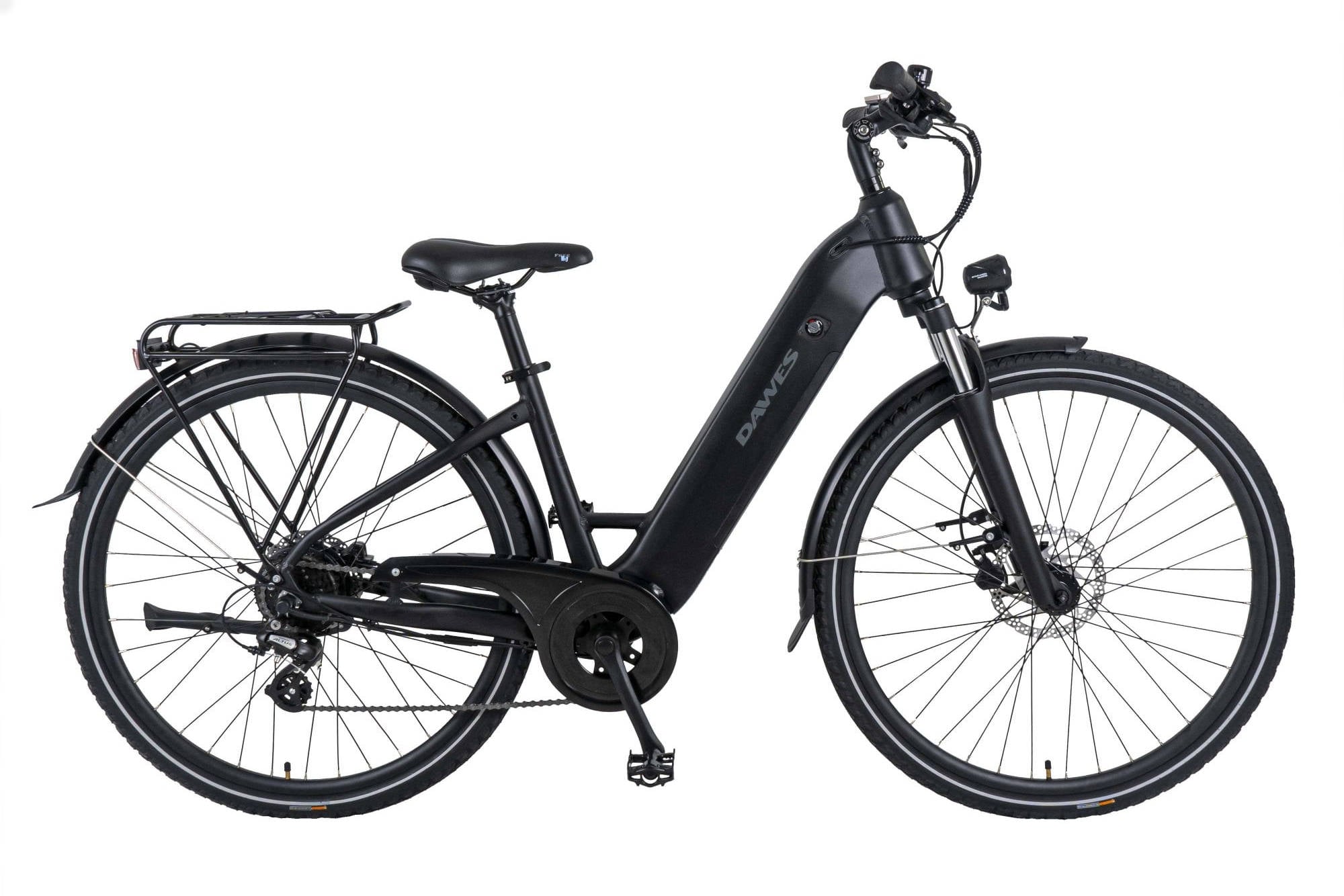 The Electric Bike Shop Dawes 2025 Spire 1.0 Low Step Electric Bike With Hub Motor In Black Small 15 Inch Black