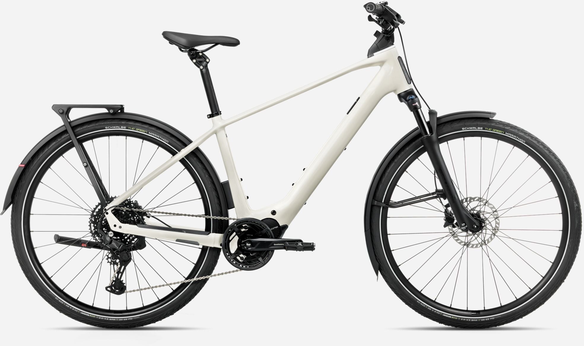 The Electric Bike Shop Orbea 2025 Kemen Tour 20 Electric Bike In Ivory White Medium 630Wh Battery Ivory White