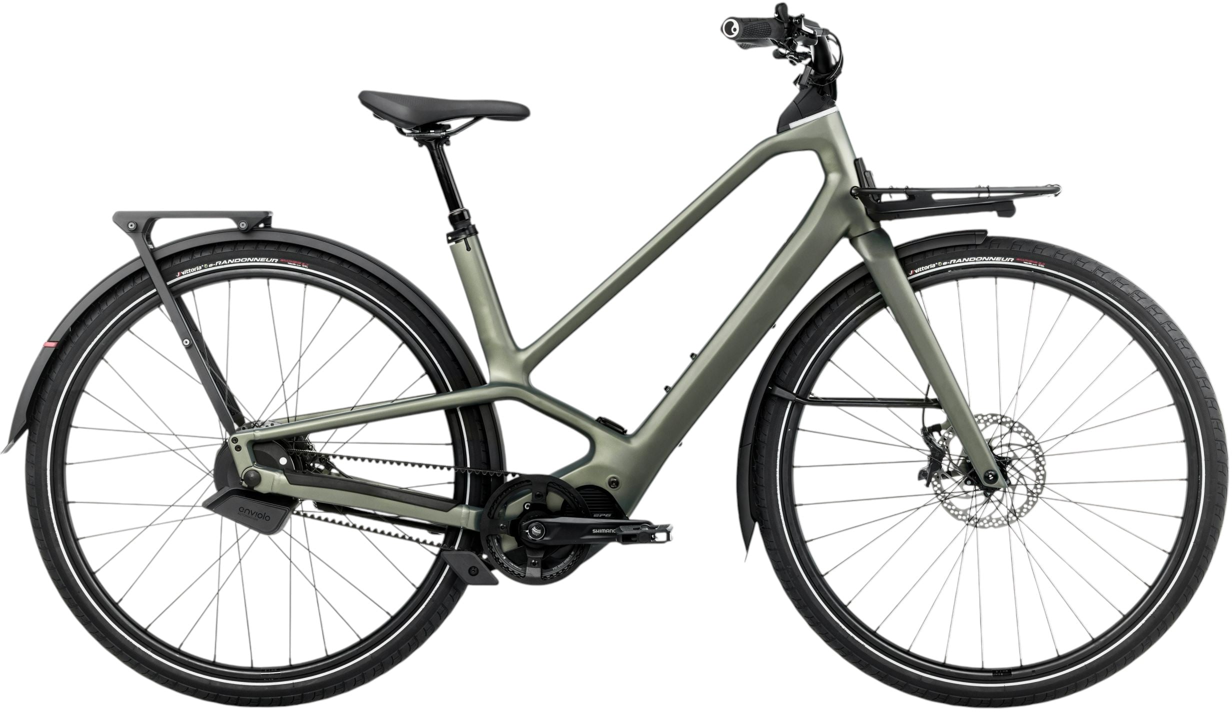The Electric Bike Shop Orbea 2025 DIEM 10 Electric Bike With Belt Drive & Hub Gears In Spaceship Green Matt Small Spaceship Green Matt