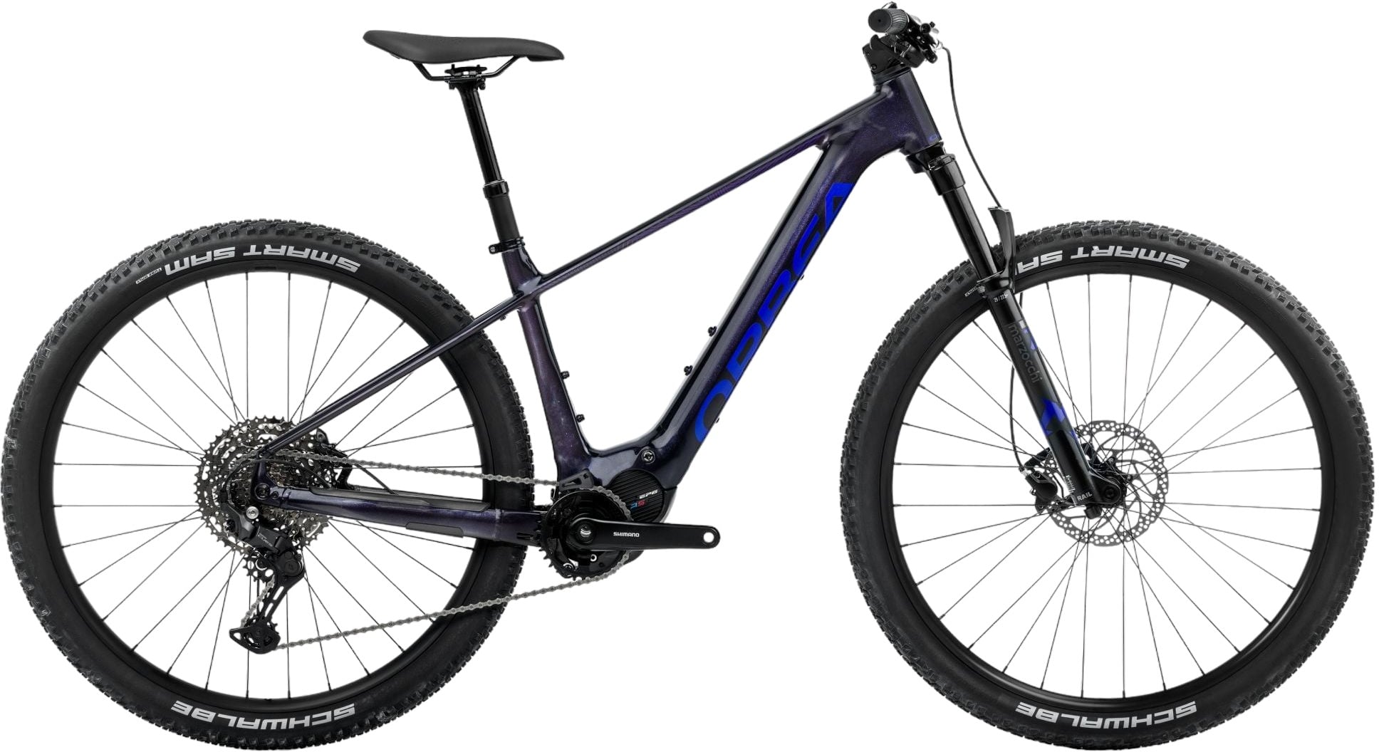 The Electric Bike Shop Orbea 2025 Urrun 20 Electric Hardtail Mountain Bike in Tanzanite Blue Or Magnetic Bronze X-Large 50cm Tanzanite-Blue Gloss