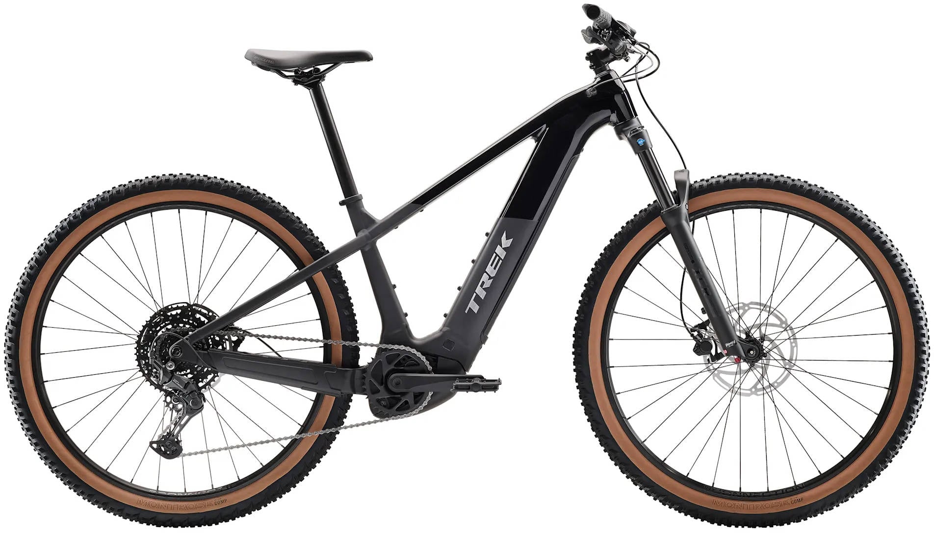 The Electric Bike Shop Trek 2026 Powerfly+ 4 Gen 5 600Wh Electric Hardtail Mountain Bike In Gloss Dark Star & Matte Dark Web Small 37cm Gloss Dark Star & Matte Dark Web