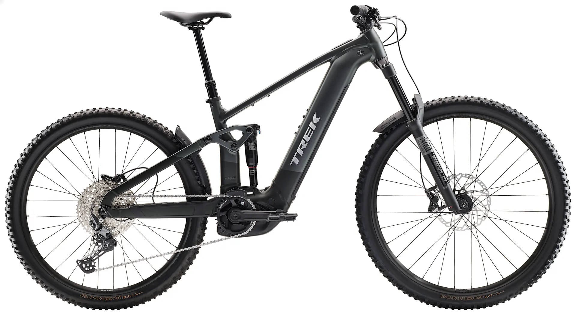 The Electric Bike Shop Trek 2026 Rail+ 5 Gen 5 Electric Full Suspension Mountain Bike In Lithium Grey Small 15.5in Lithium Grey