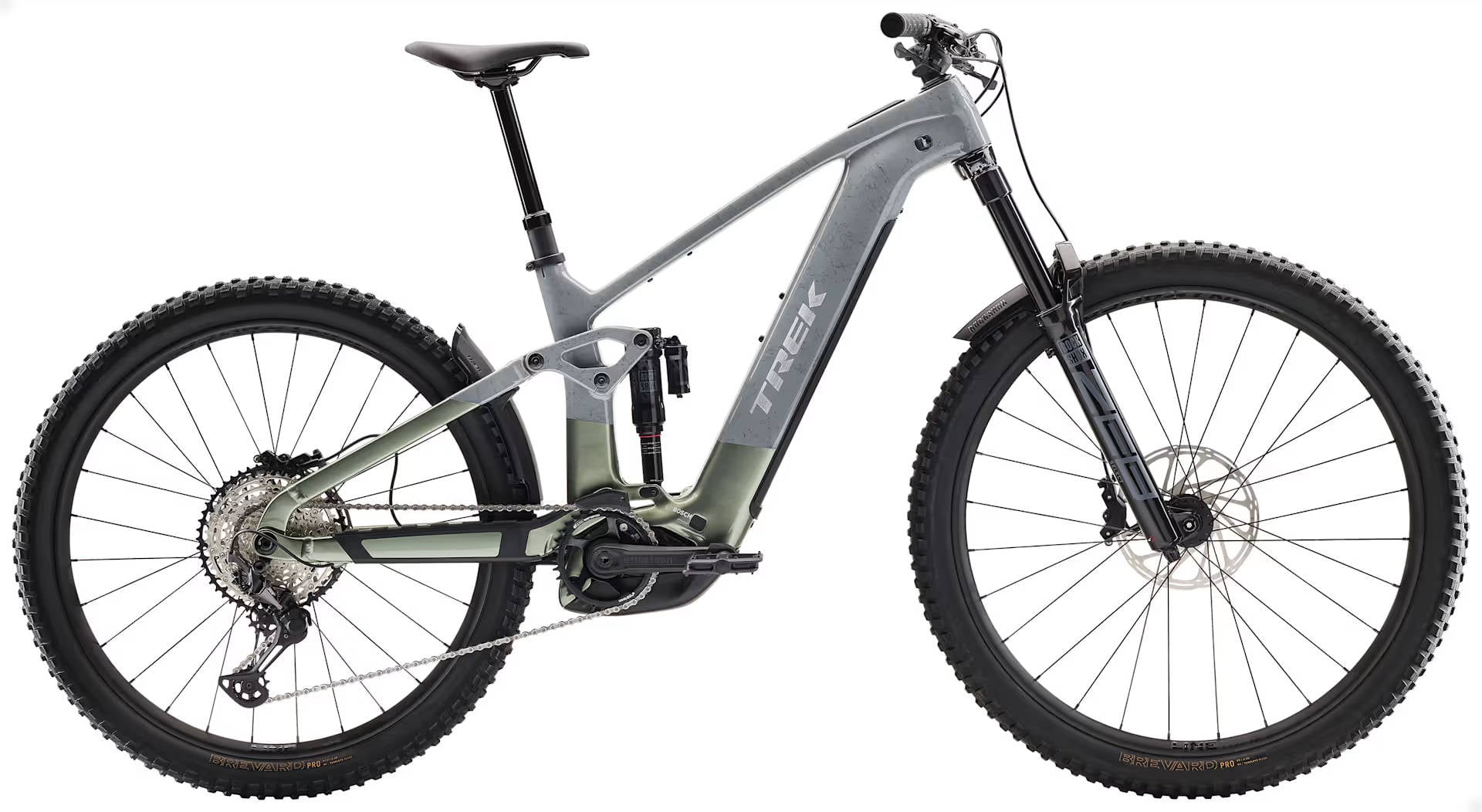 The Electric Bike Shop Trek 2026 Rail+ 9.7 Gen 5 800Wh Electric Full Suspension Carbon MTB In Slate Large 19.5in Slate