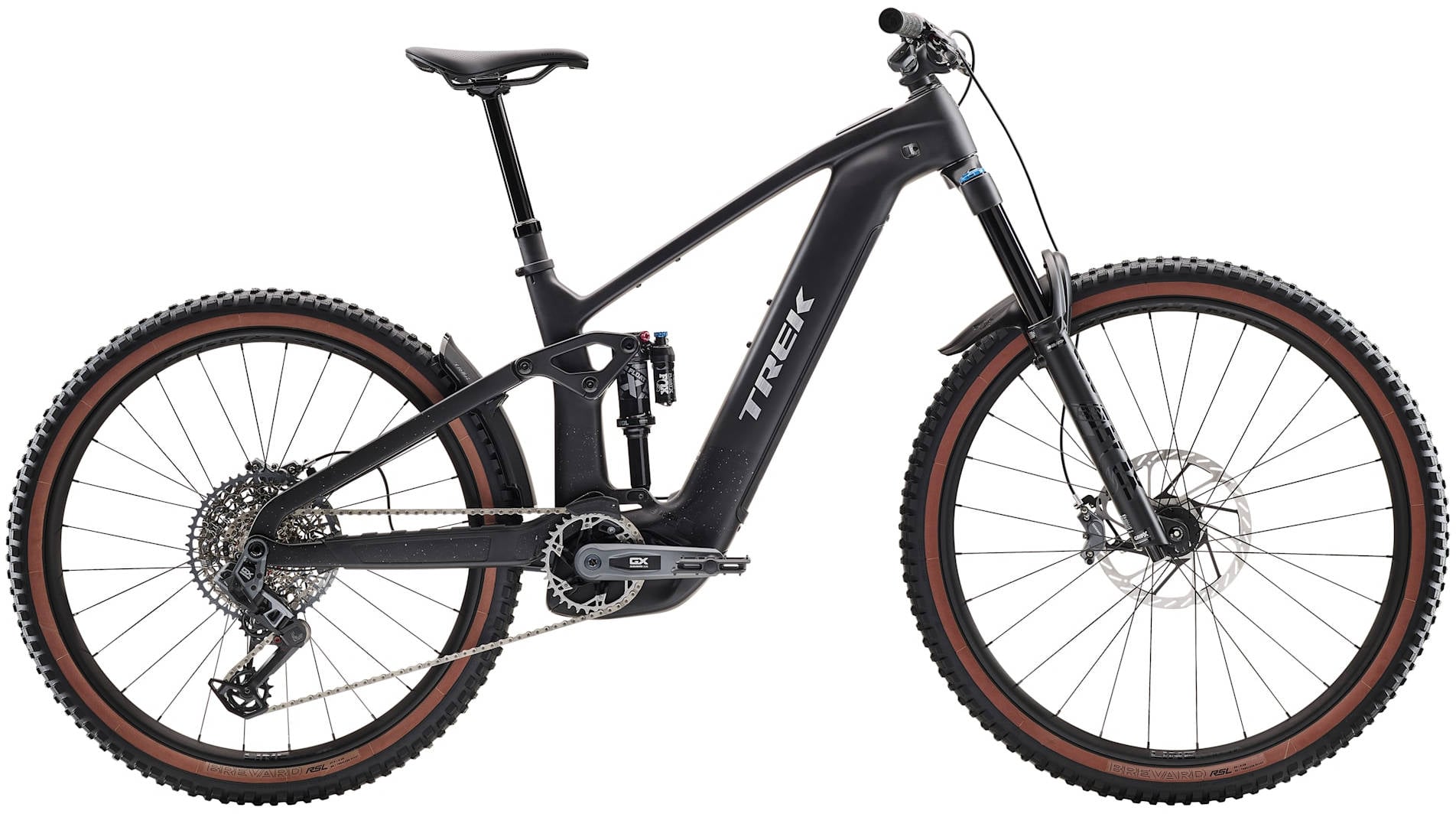 The Electric Bike Shop Trek 2026 Rail+ 9.8 GX AXS T-Type Gen 5 800Wh Electric Full Suspension Carbon MTB In Deep Smoke Small 15.5 inch Deep Smoke