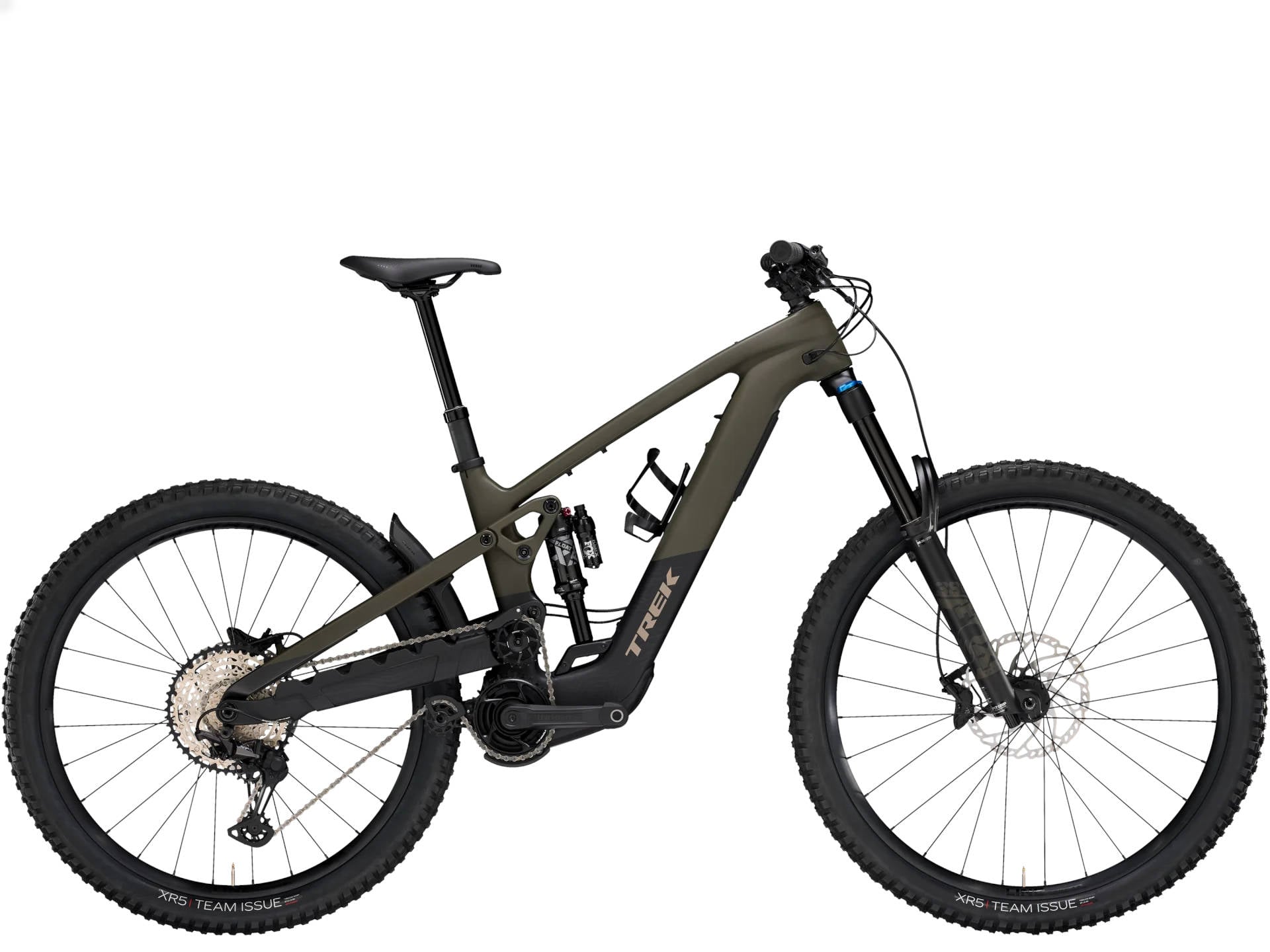 The Electric Bike Shop Trek 2025 Slash+ 9.7 SLX/XT High Pivot Electric Full Suspension Mountain Bike In Olive Drab Medium 17.5in Olive Drab