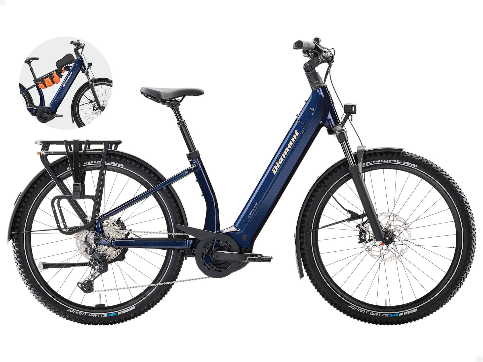 The Electric Bike Shop Diamant 2026 Suvea Trip Plus 800Wh Convertible Low-Step Electric Bike In Midnight Blue Large / X-Large 53cm Midnight Blue