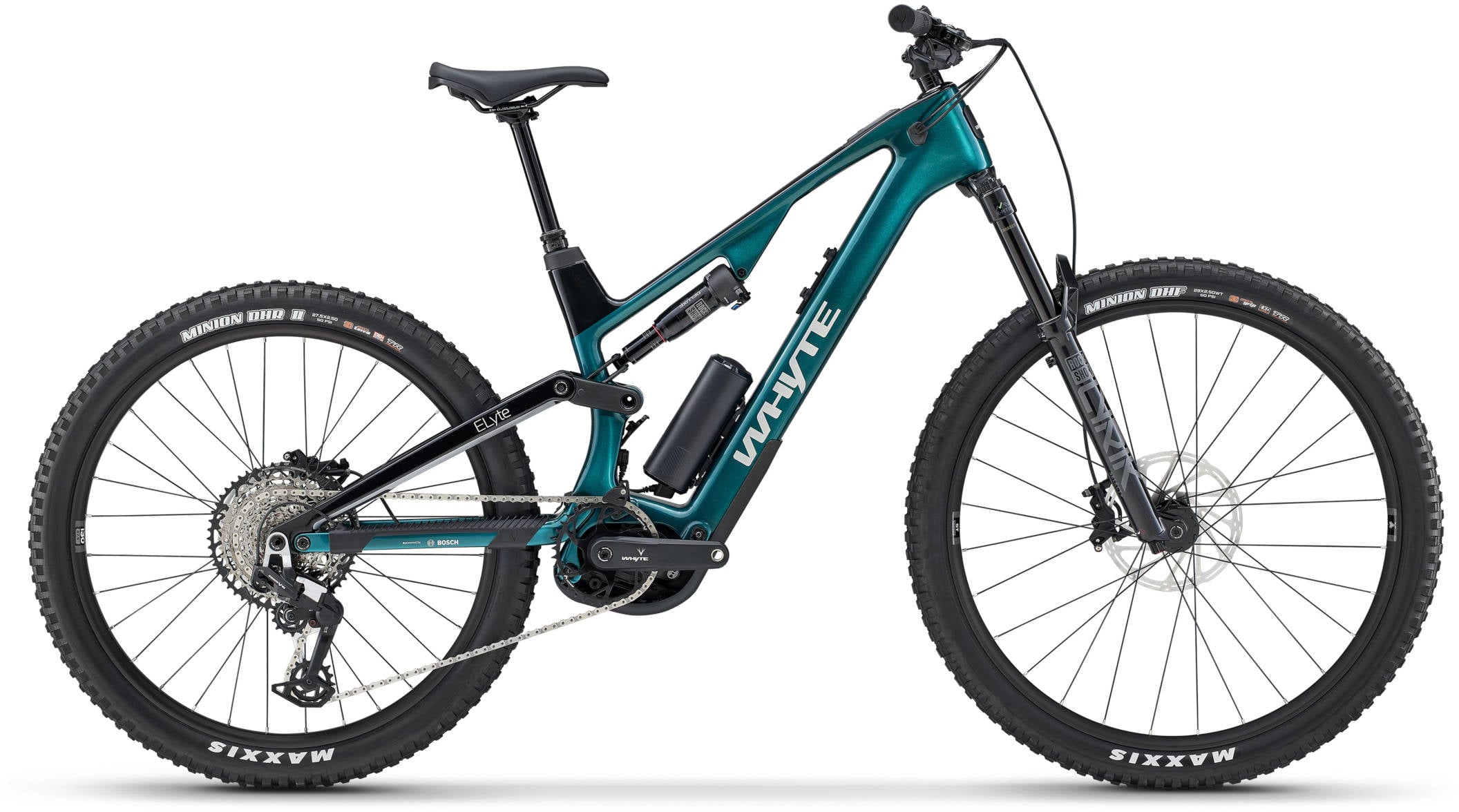 The Electric Bike Shop Whyte 2026 ELyte EVO RS V2 Electric Enduro Full Suspension Carbon Mountain Bike In Gloss Aquamarine Medium Gloss Aquamarine