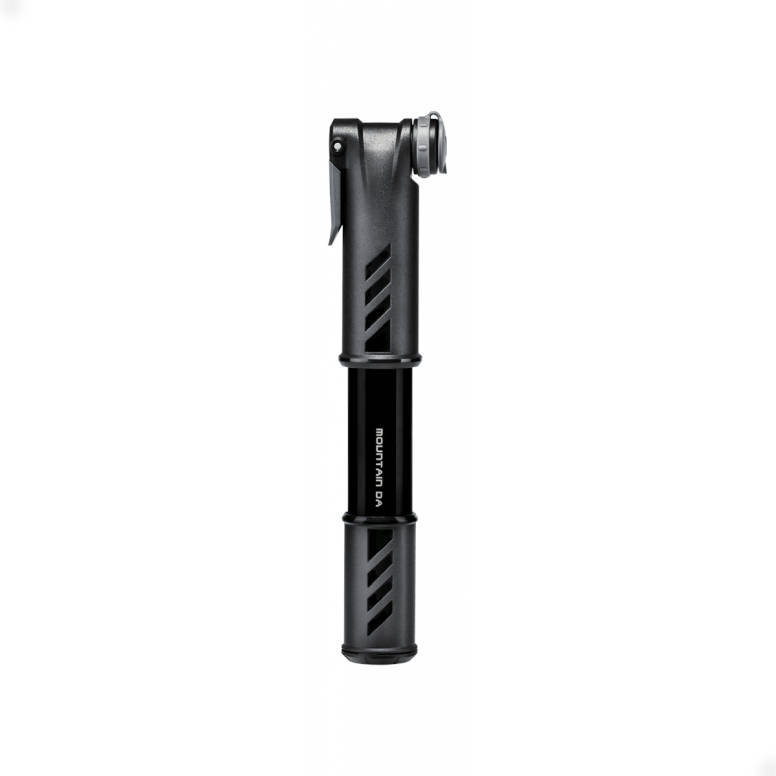 The Electric Bike Shop Topeak Mountain DA Mini Pump With Or Without Gauge Without Gauge Black