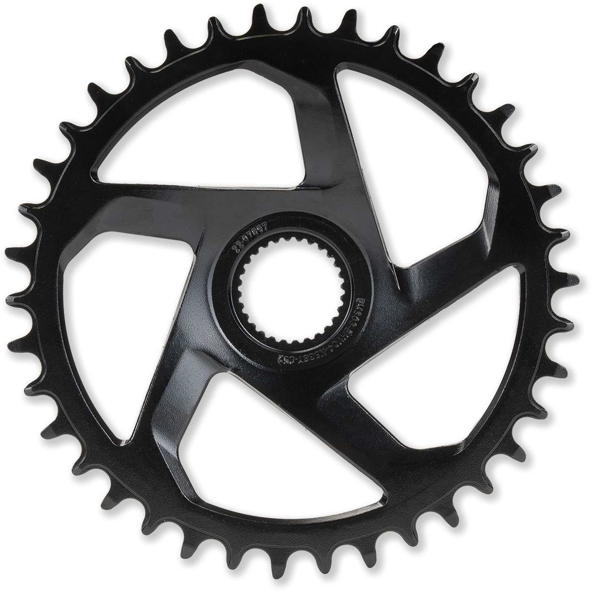 The Electric Bike Shop Cube Acid Chainring Hybrid HPS CL53 BDU37/31 In Black 34T Black