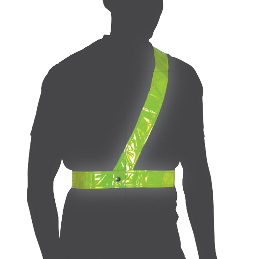 The Electric Bike Shop Oxford Cycle Bright Belt Reflective Shoulder Strap In Medium