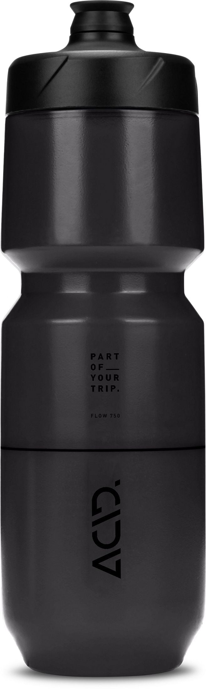 The Electric Bike Shop Cube / Acid Bottle Flow 750ml In Sand, Olive, Orange, Turquoise, Black or Transparent 750ml Black (Acid)