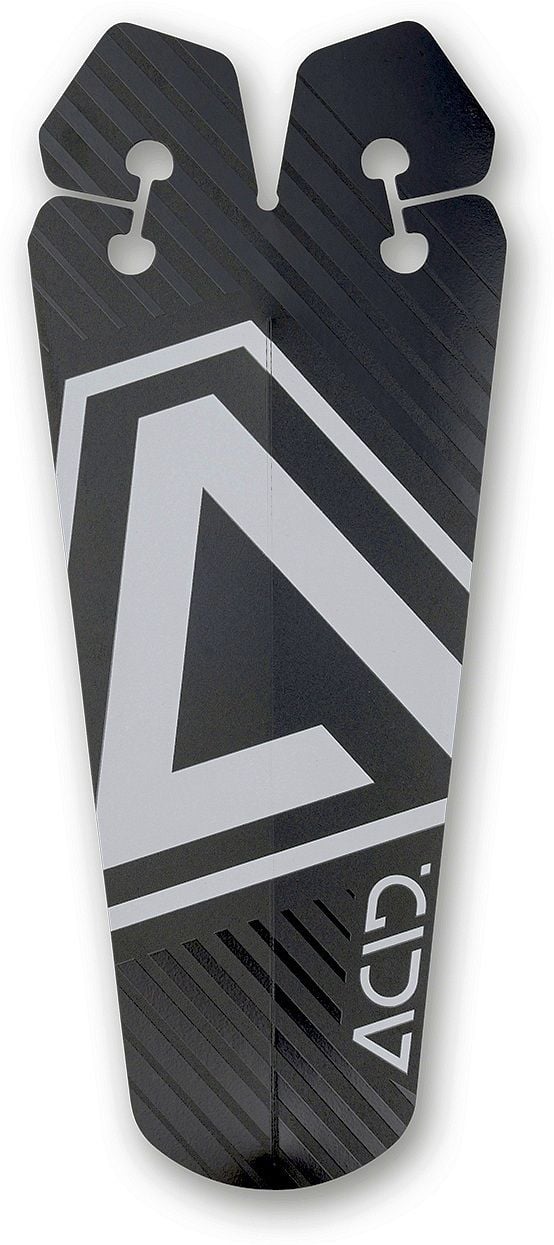 The Electric Bike Shop Acid Mudguard Splash In Black, Black & Orange Or Black & White Black & White