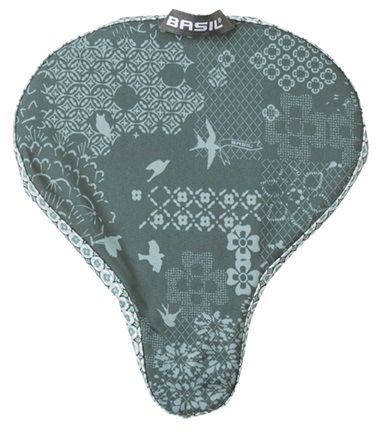 The Electric Bike Shop Basil Boheme Saddle Cover In Red, Jade, Blue, Forest Green, Fig Red Or Charcoal Forest Green