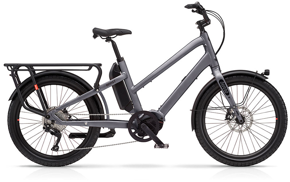 The Electric Bike Shop Benno Boost E CX EVO 5 Easy On Electric Cargo Bike In Machine Blue, Aqua Green Or Anthracite Grey Anthracite Grey