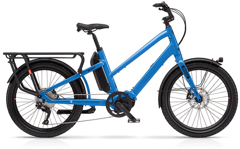 The Electric Bike Shop Benno Boost E CX EVO 5 Easy On Electric Cargo Bike In Machine Blue, Aqua Green Or Anthracite Grey Machine Blue