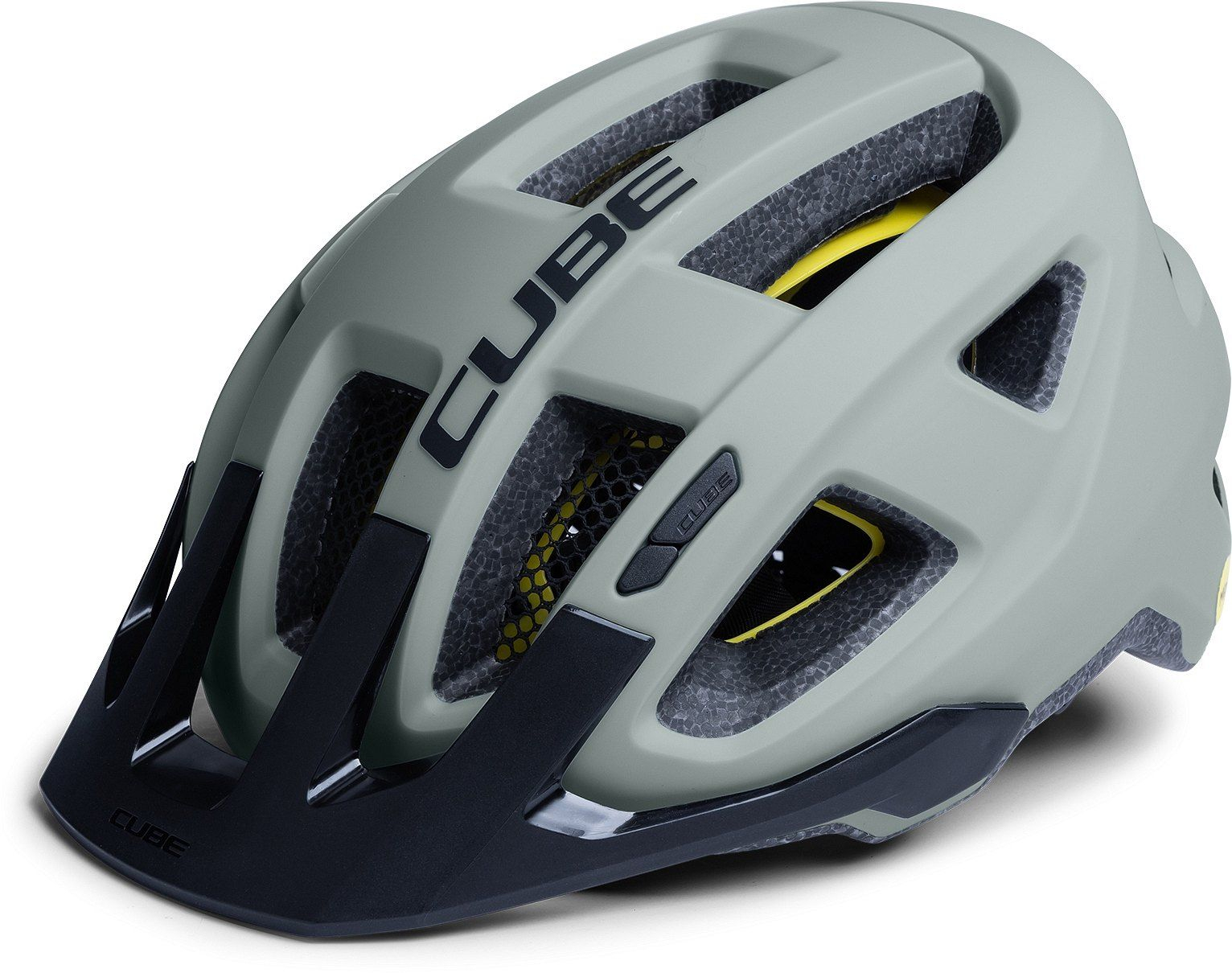 The Electric Bike Shop Cube Helmet Fleet Mips® In White, Black, Grey, Blue, Rose Or Yellow Small 49-55cm Mips® Grey