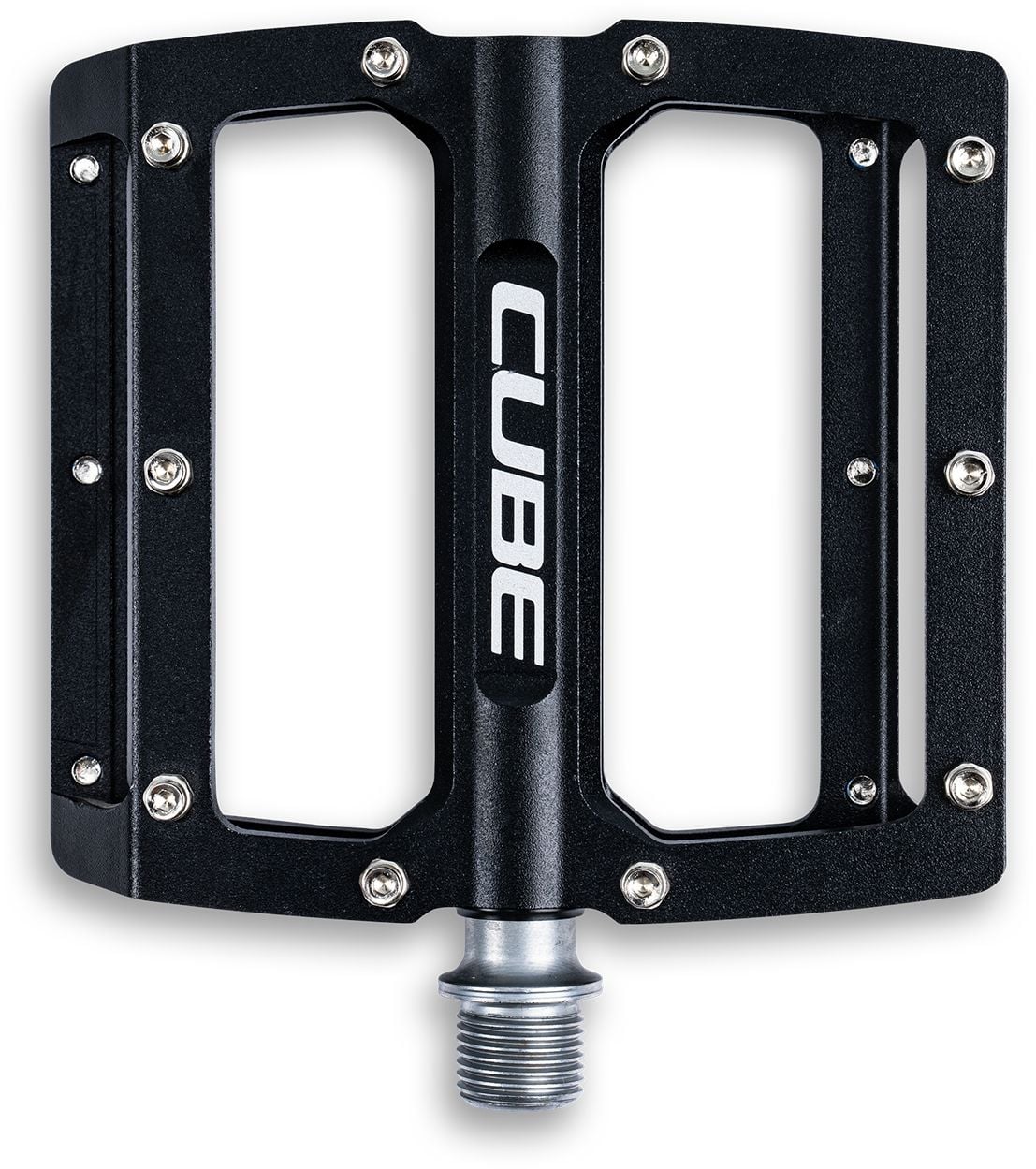 The Electric Bike Shop Cube Pedals All Mountain In Black, Silver, Blue, Red or Green Black