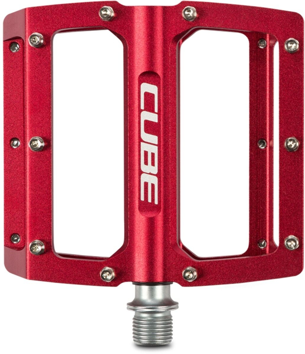 The Electric Bike Shop Cube Pedals All Mountain In Black, Silver, Blue, Red or Green Red