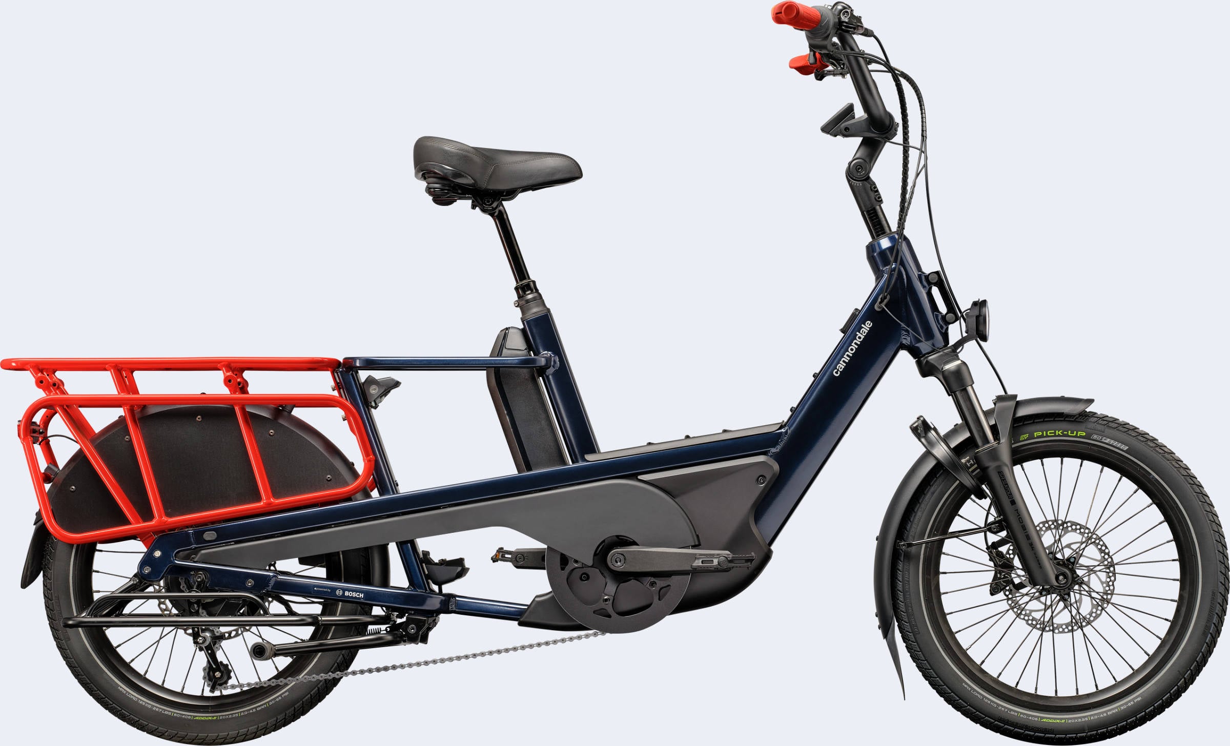 The Electric Bike Shop Cannondale Cargowagen Neo 1 725Wh / 1450Wh Electric Cargo Bike With Enviolo CVT Hub Gears In Midnight Blue One Size For Riders 4ft 11in to 6ft 3in Midnight Blue