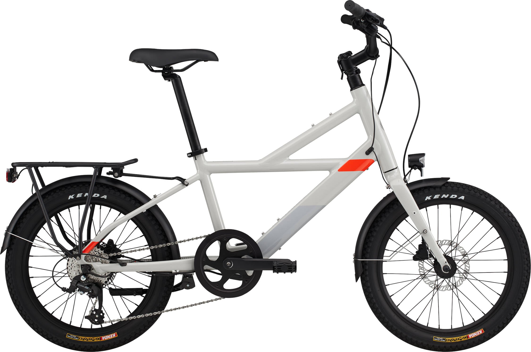 The Electric Bike Shop Cannondale Compact Neo Electric Bike With Hub Motor And Folding Stem & Pedals In Chalk One Size For Riders 4ft 5in to 6ft 1in Chalk