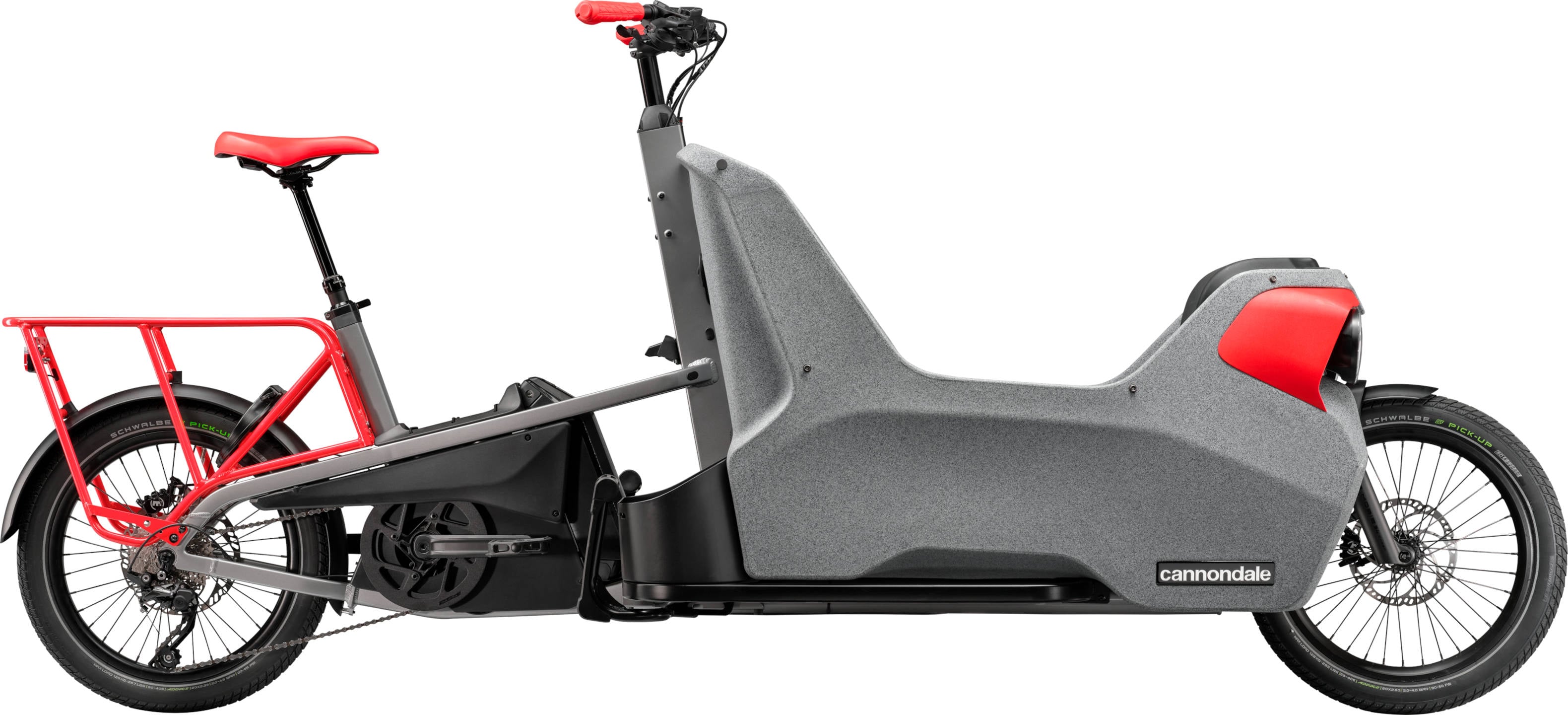 The Electric Bike Shop Cannondale Wonderwagen Neo 2 545Wh / 1090Wh Electric Cargo Bike In Grey One Size For Riders 5ft 3in to 6ft 6in Grey