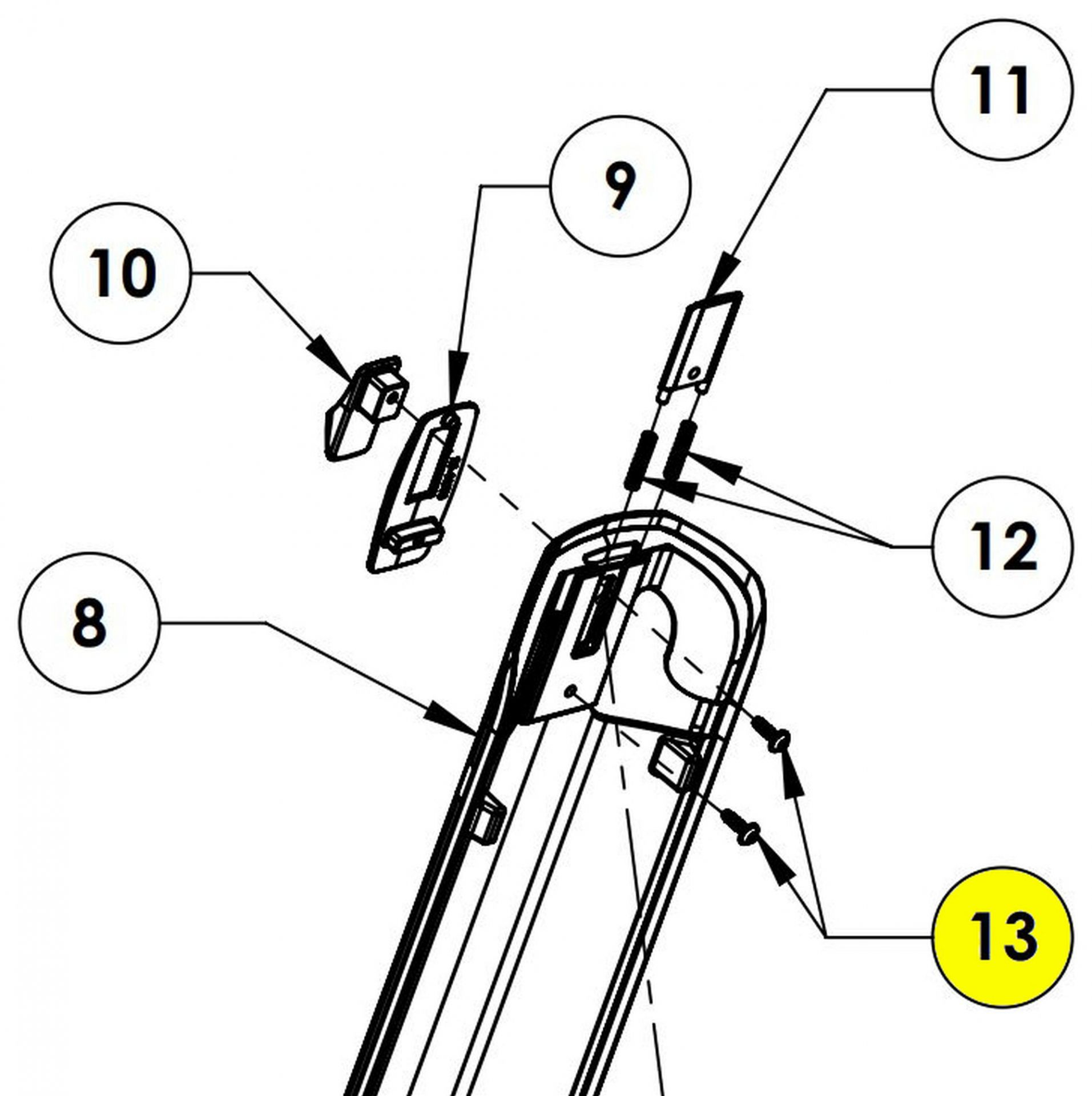 The Electric Bike Shop Cube Battery Cover Shift Lock Screw 21- 07453