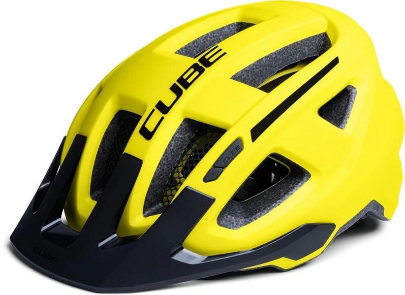 The Electric Bike Shop Cube Helmet Fleet Mips® In White, Black, Grey, Blue, Rose Or Yellow Small 49-55cm Mips® Yellow