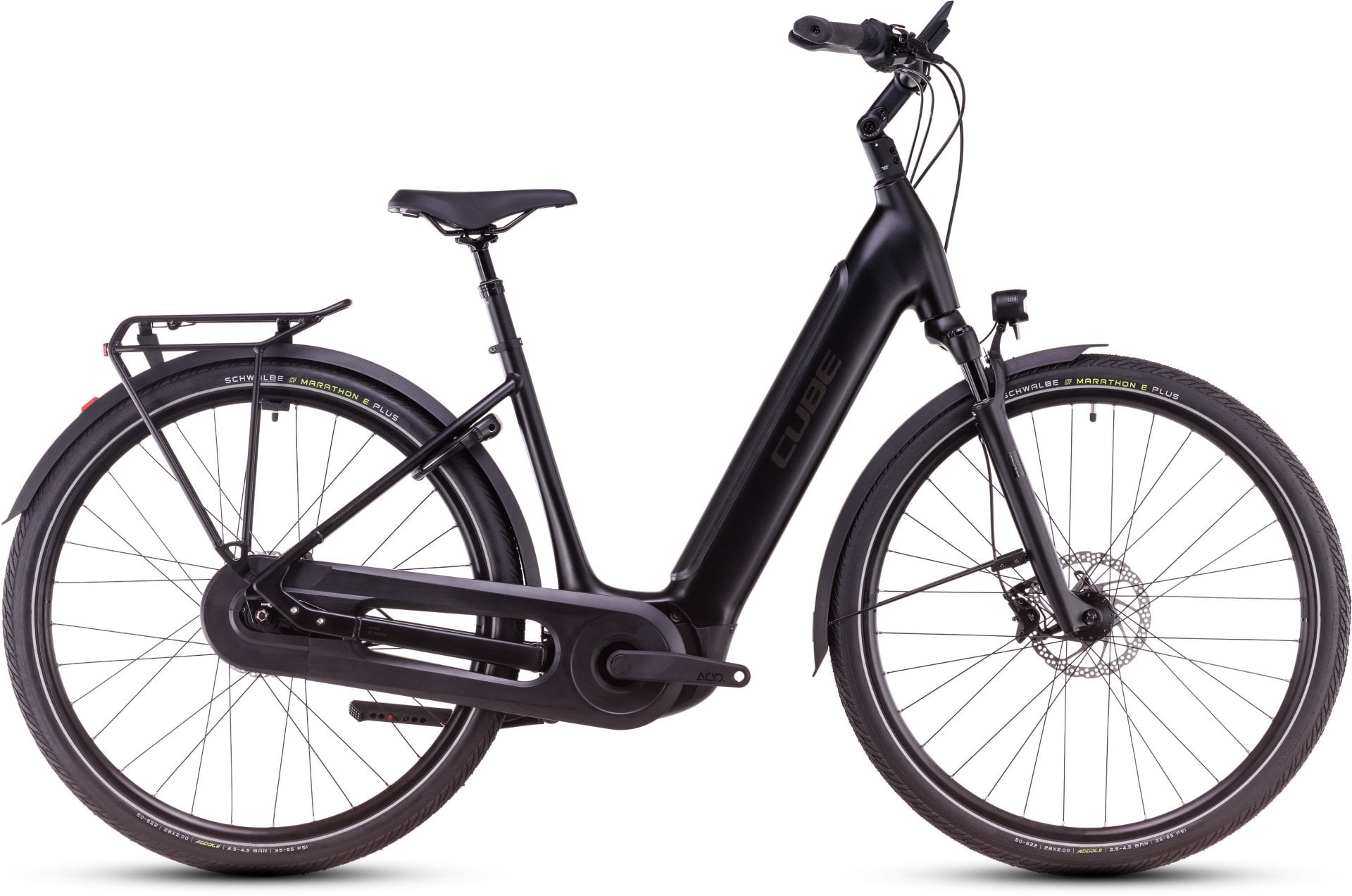 The Electric Bike Shop Cube Supreme Hybrid Comfort SLX 625 Electric Bike With Enviolo Trekking Hub Gears In Black Easy Entry X-Small 46cm Black