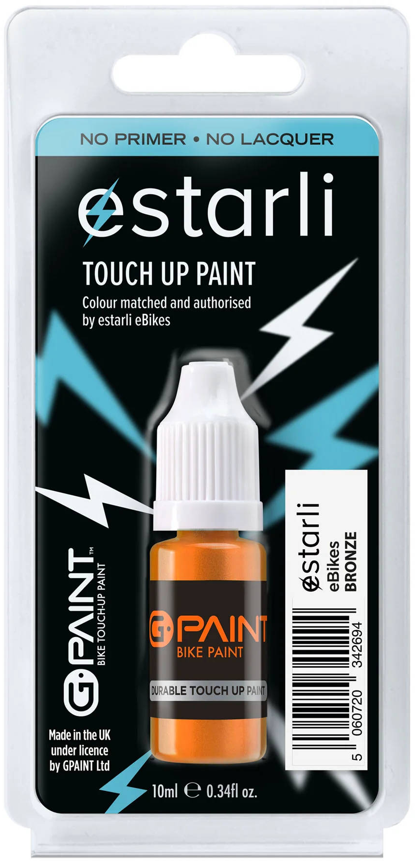 The Electric Bike Shop Estarli Touch-up Paint In Bronze / Frosted Tangerine, Pink Stardust, Orange Peel, Fire Orange Or Burgundy Bronze / Frosted Tangerine