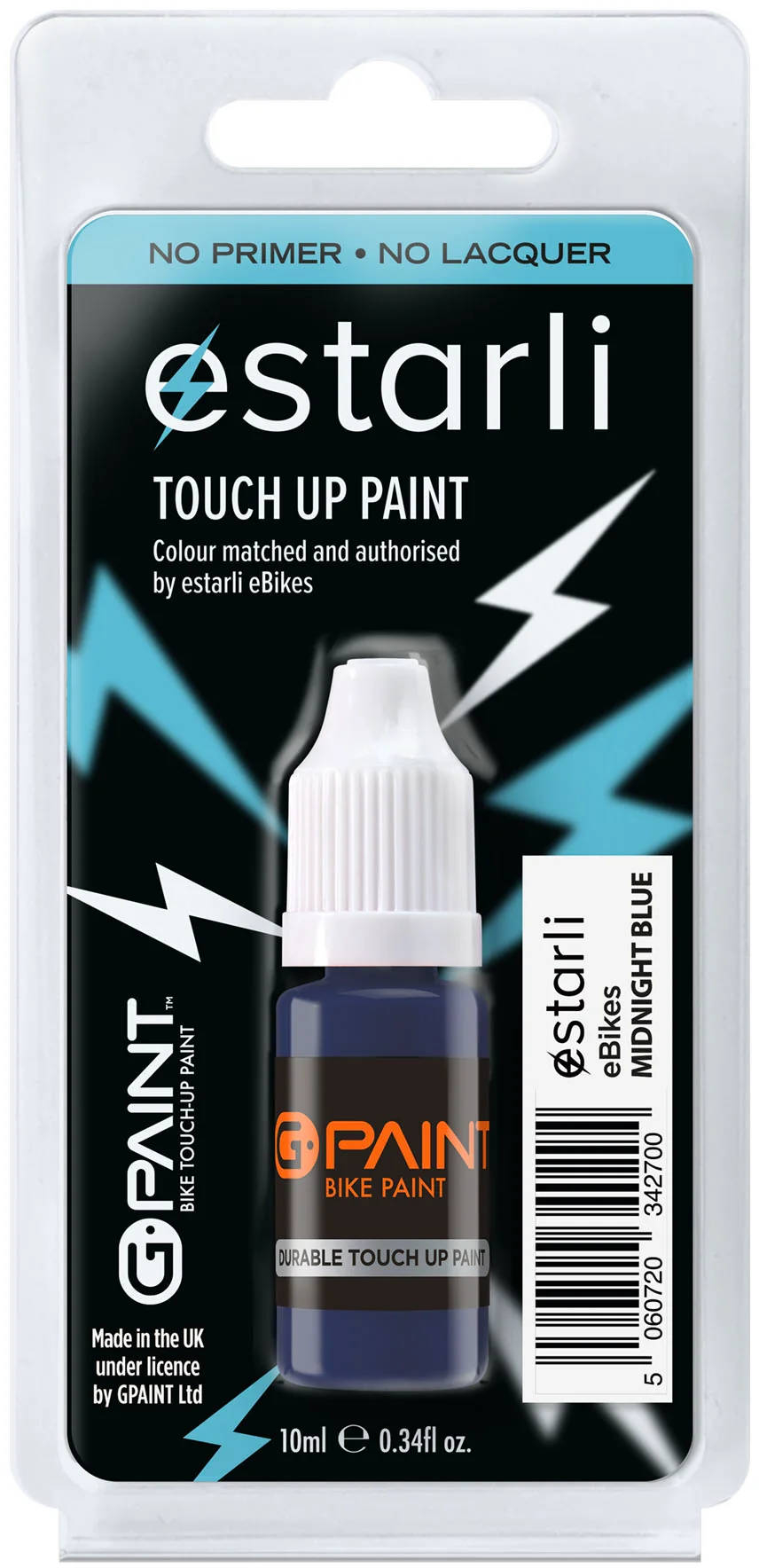 The Electric Bike Shop Estarli Touch-up Paint In Blue / Green Midnight Blue