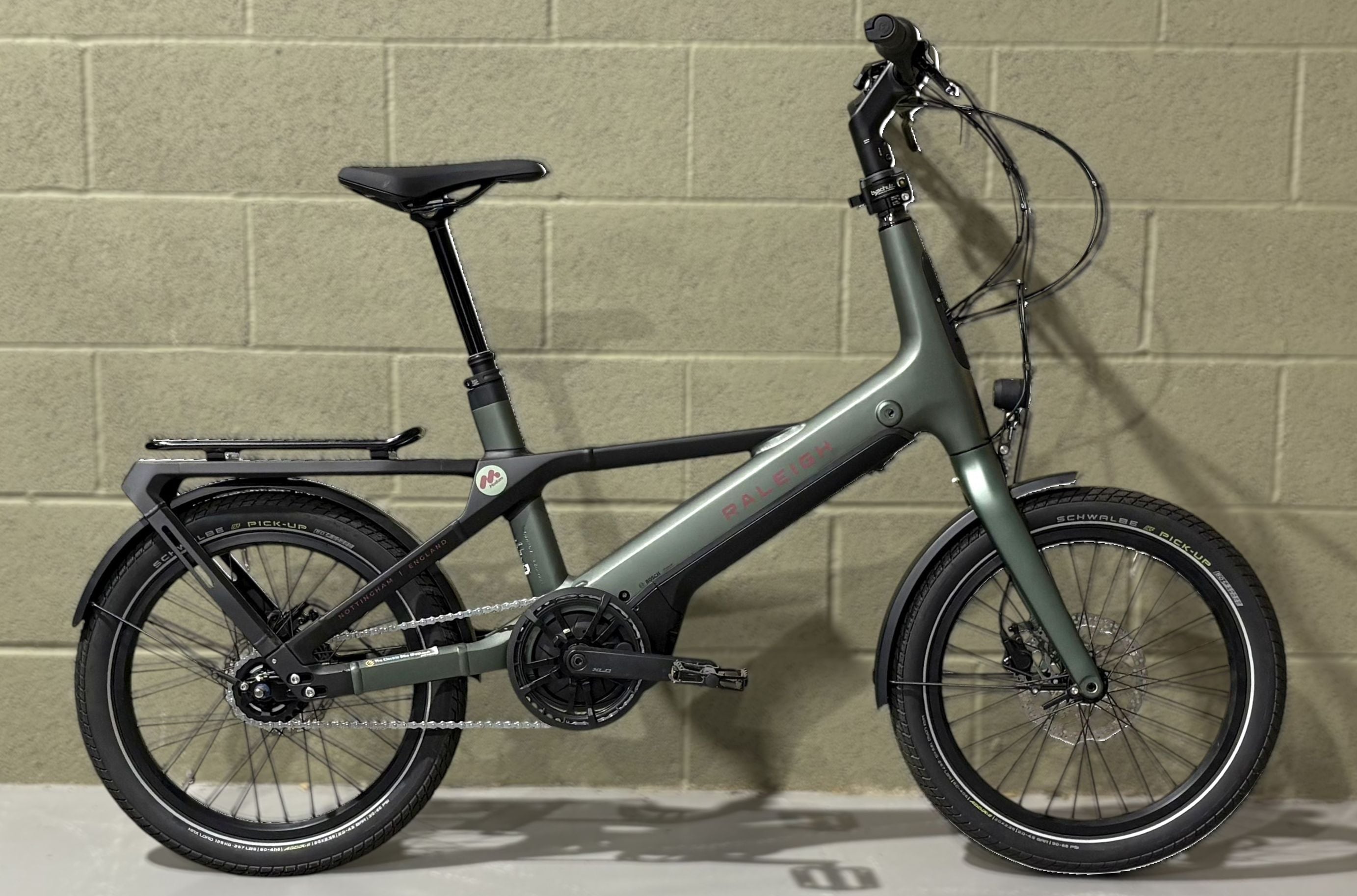 The Electric Bike Shop Raleigh Almost Perfect Modum Electric Compact Bike With Hub Gears In Green One Size Green