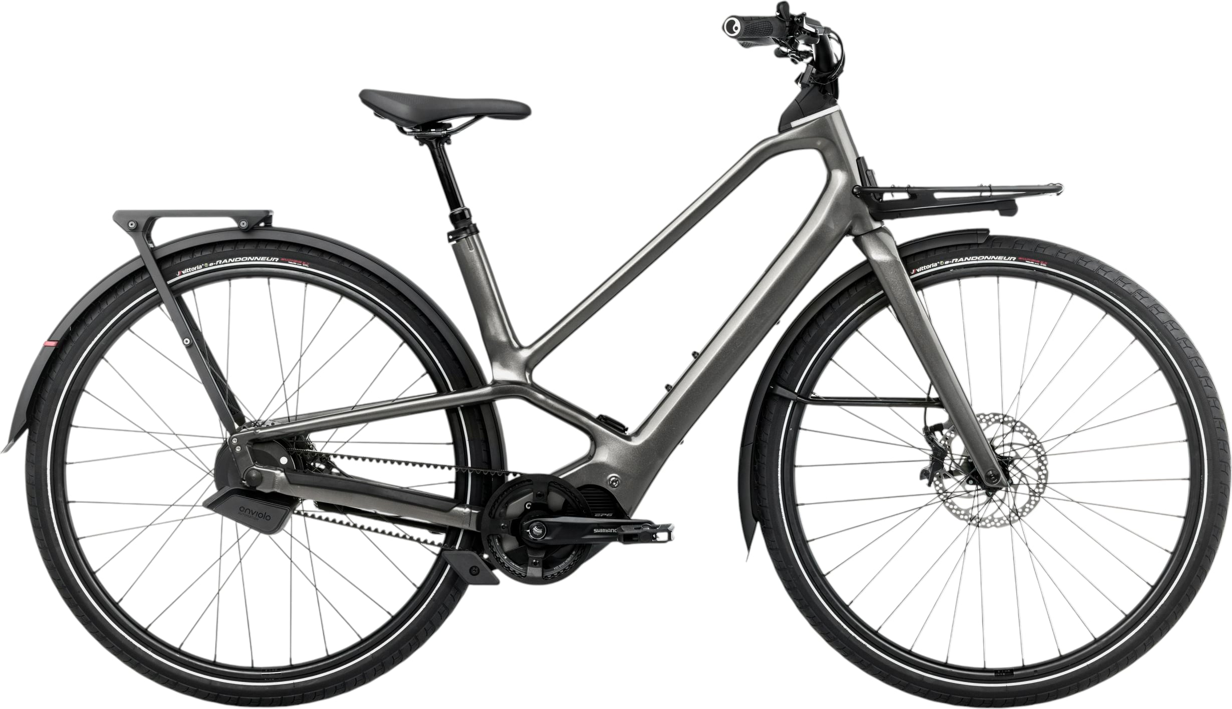 The Electric Bike Shop Orbea 2025 DIEM 10 Electric Bike With Belt Drive & Hub Gears In Glitter Anthracite Gloss Small Glitter Anthracite Gloss